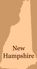 New Hampshire map